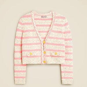 J. Crew Space-dyed sweater lady jacket